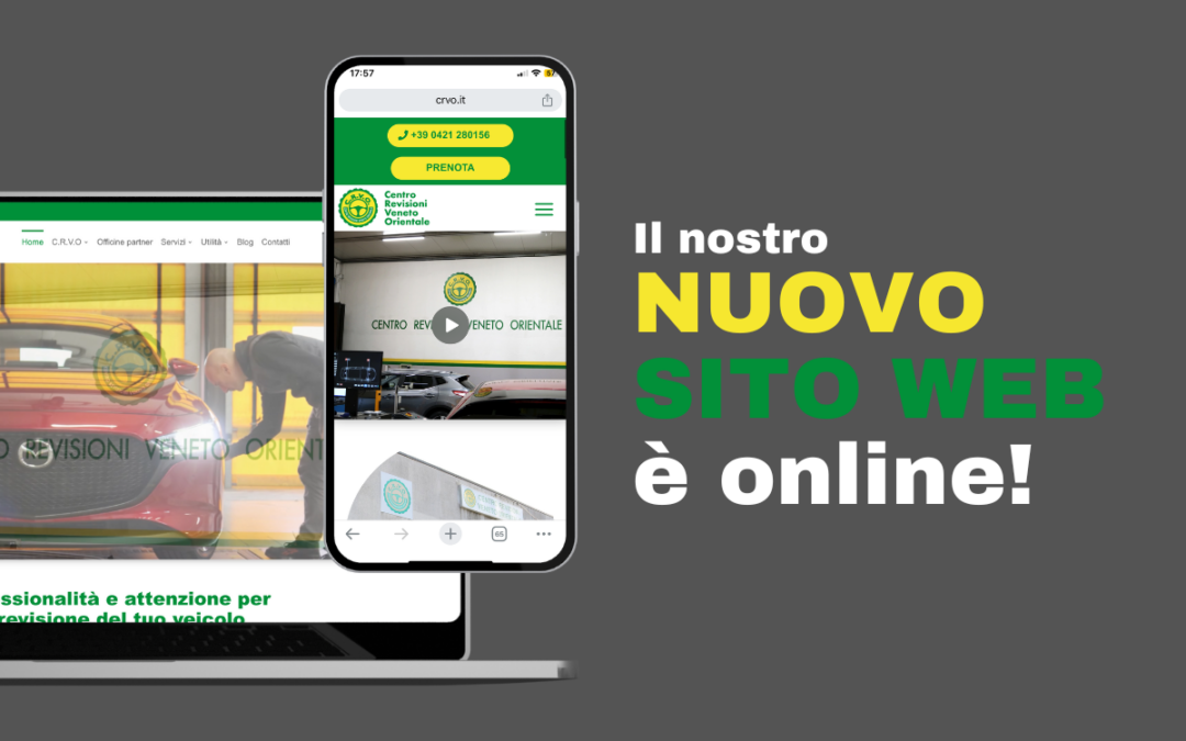Scopri il nuovo sito web del Centro Revisioni Veneto Orientale: design moderno e funzionalità avanzate