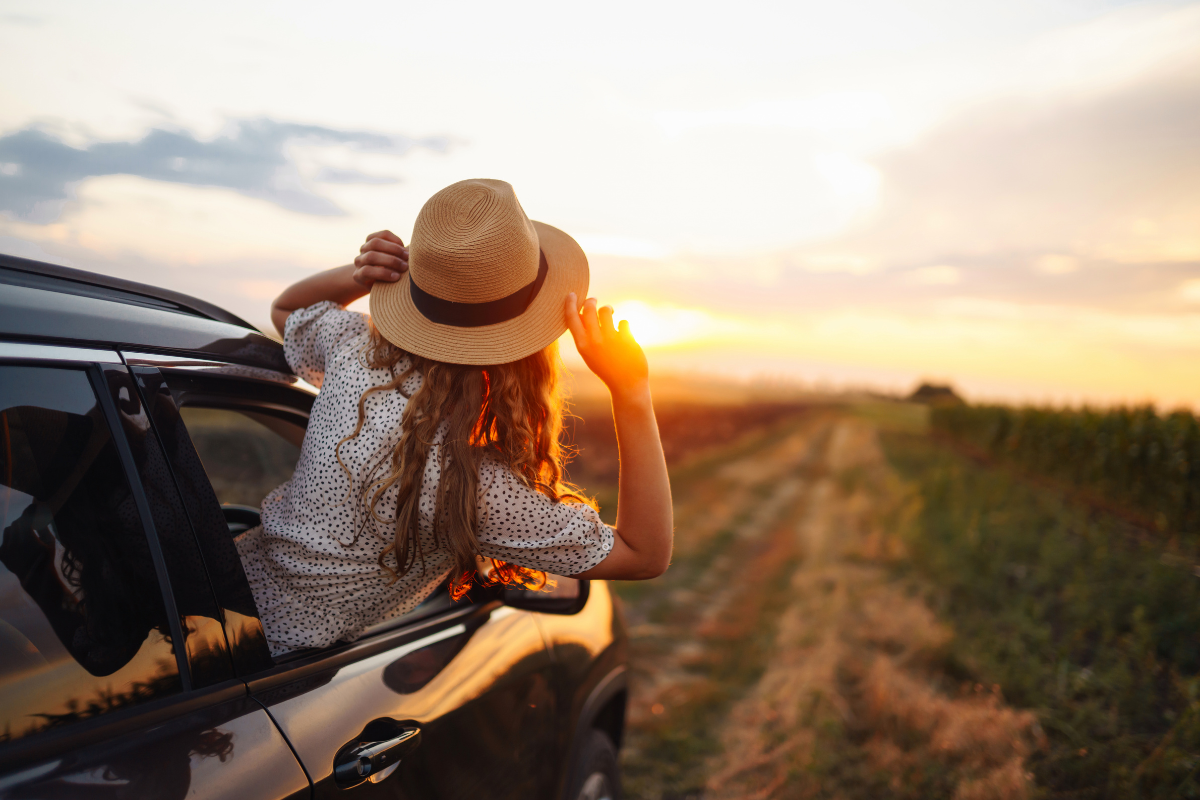 viaggio estivo in auto