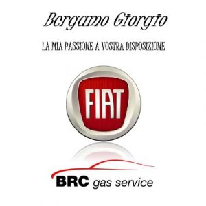 Logo officina Bercamo Fiat e BRC gas service